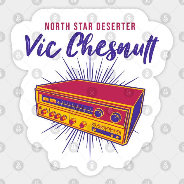 Vic Chesnutt northstar deserter Sticker by lefteven